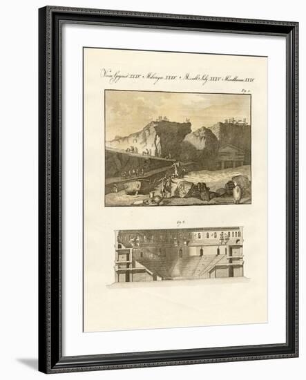 The Subterraneous Town of Herculaneum-null-Framed Giclee Print