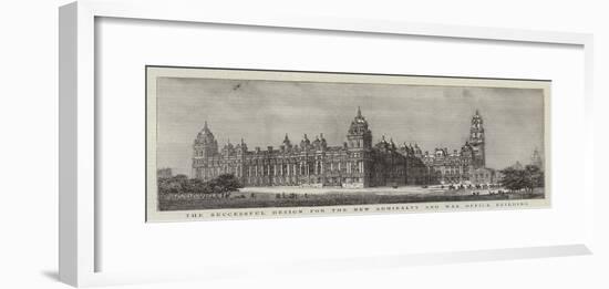 The Successful Design for the New Admiralty and War Office Building-null-Framed Giclee Print