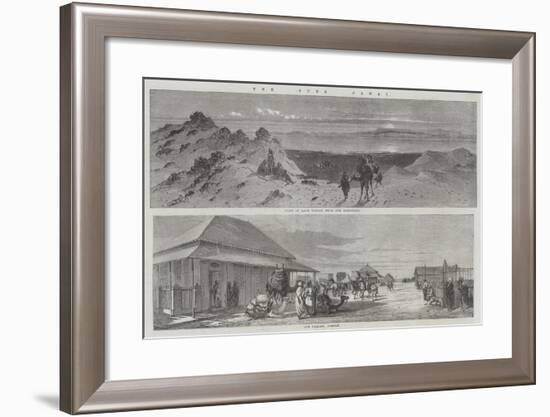 The Suez Canal-null-Framed Giclee Print