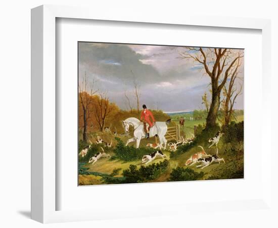 The Suffolk Hunt - Going to Cover Near Herringswell-John Frederick Herring I-Framed Giclee Print