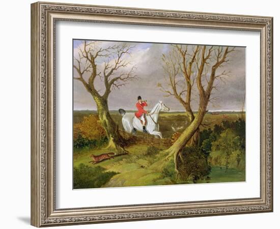 The Suffolk Hunt - Gone Away-John Frederick Herring I-Framed Giclee Print