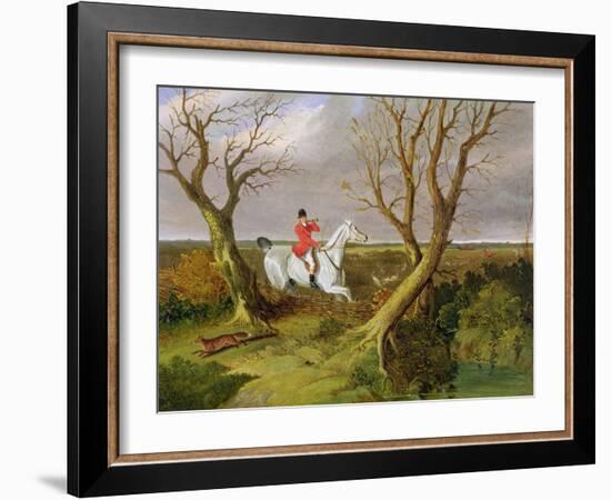 The Suffolk Hunt - Gone Away-John Frederick Herring I-Framed Giclee Print
