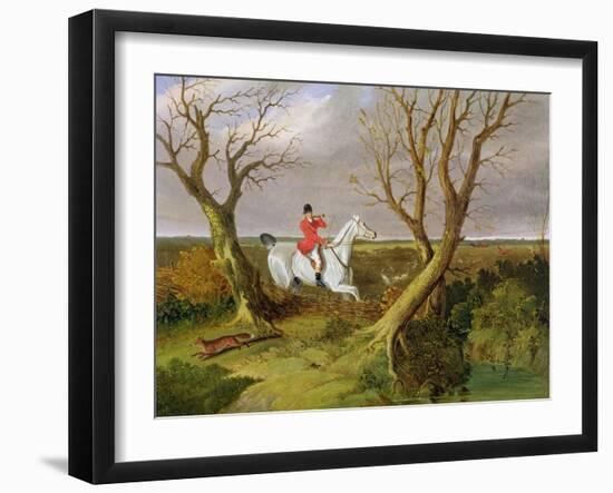 The Suffolk Hunt - Gone Away-John Frederick Herring I-Framed Giclee Print