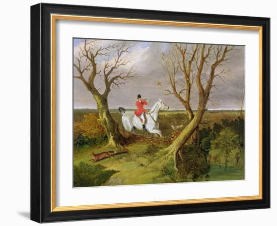 The Suffolk Hunt - Gone Away-John Frederick Herring I-Framed Giclee Print