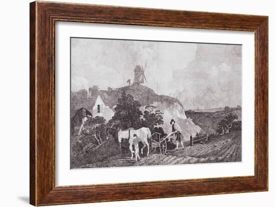 The Suffolk Plough, C.1753-Thomas Gainsborough-Framed Giclee Print