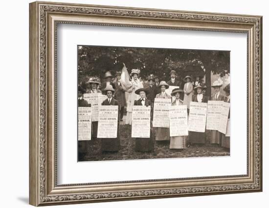 The suffragettes of Ealing, London, 1912-Unknown-Framed Photographic Print