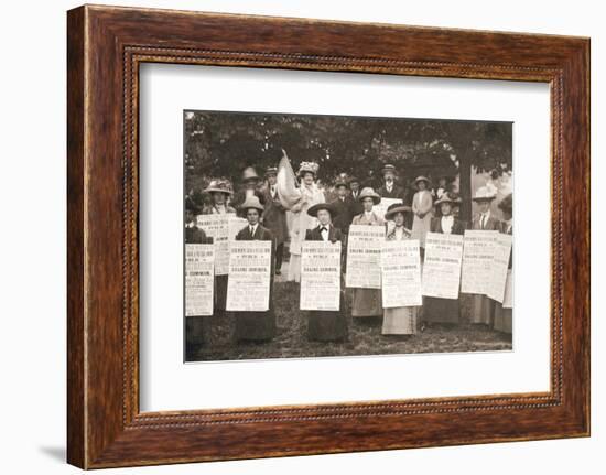 The suffragettes of Ealing, London, 1912-Unknown-Framed Photographic Print