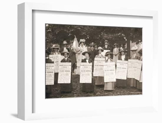 The suffragettes of Ealing, London, 1912-Unknown-Framed Photographic Print