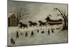 The Suffragettes Taking a Sleigh Ride, 1870-90-American School-Mounted Giclee Print
