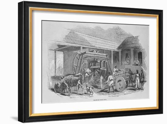 The Sugar Mill, C.1835 (Litho)-Johann Moritz Rugendas-Framed Giclee Print