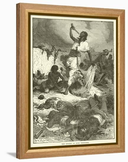 The Suicide of King Theodore-null-Framed Premier Image Canvas