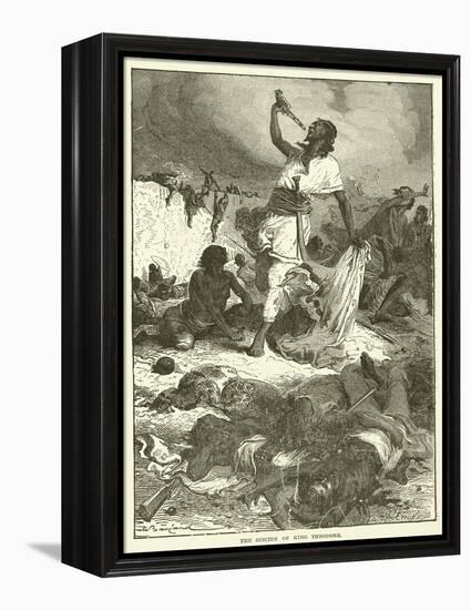 The Suicide of King Theodore-null-Framed Premier Image Canvas