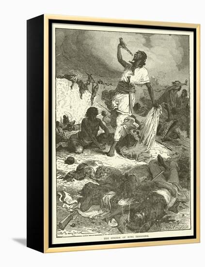 The Suicide of King Theodore-null-Framed Premier Image Canvas