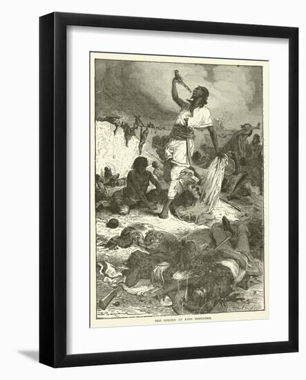 The Suicide of King Theodore-null-Framed Giclee Print