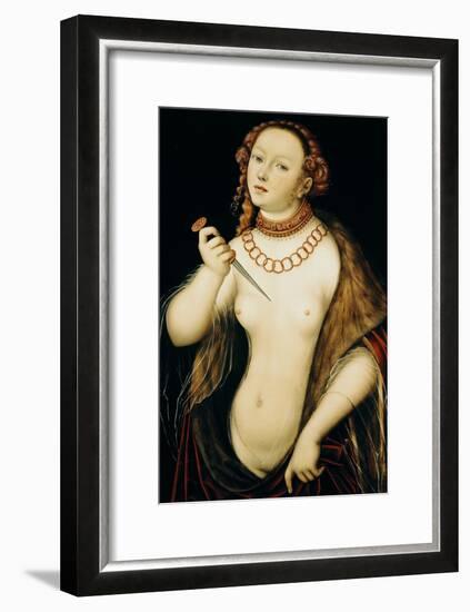 The Suicide of Lucretia, 1538-Lucas Cranach the Elder-Framed Giclee Print