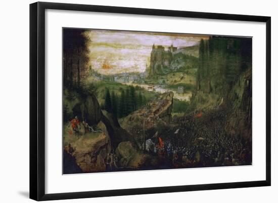 The Suicide of Saul, 1562-Pieter Bruegel the Elder-Framed Giclee Print