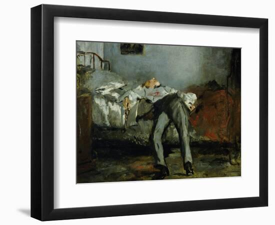 The Suicide-Edouard Manet-Framed Giclee Print