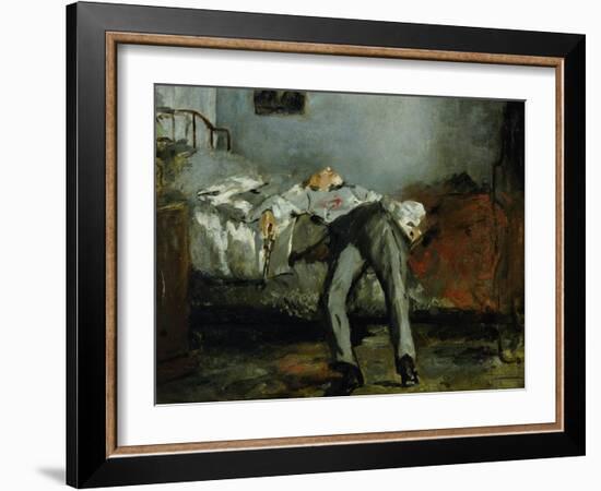 The Suicide-Edouard Manet-Framed Giclee Print