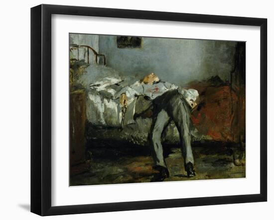 The Suicide-Edouard Manet-Framed Giclee Print