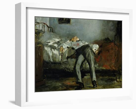 The Suicide-Edouard Manet-Framed Giclee Print
