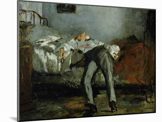 The Suicide-Edouard Manet-Mounted Giclee Print