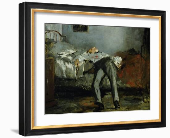 The Suicide-Edouard Manet-Framed Giclee Print