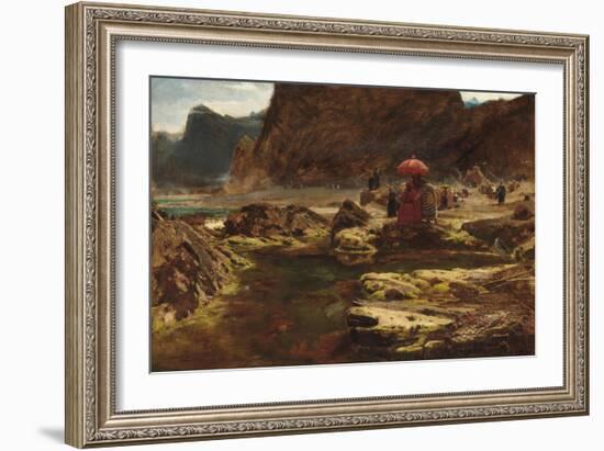 The Sultan and His Camp by the Enchanted Lake, 1888-Albert Goodwin-Framed Giclee Print