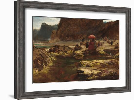 The Sultan and His Camp by the Enchanted Lake, 1888-Albert Goodwin-Framed Giclee Print