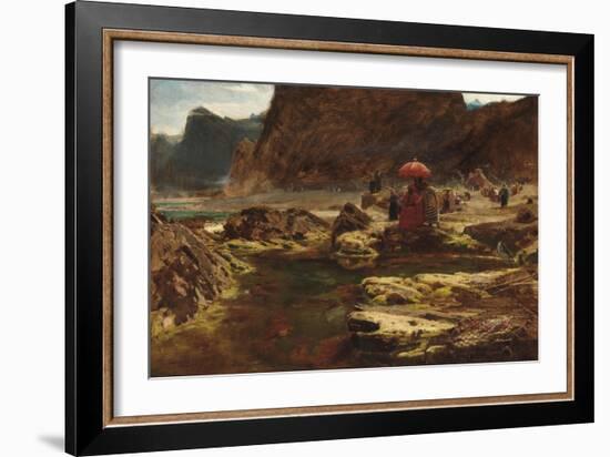 The Sultan and His Camp by the Enchanted Lake, 1888-Albert Goodwin-Framed Giclee Print