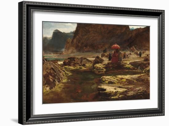 The Sultan and His Camp by the Enchanted Lake, 1888-Albert Goodwin-Framed Giclee Print