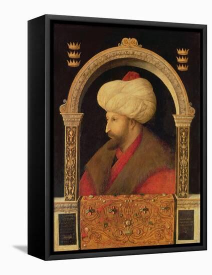 The Sultan Mehmet II (1432-81) 1480-Gentile Bellini-Framed Premier Image Canvas