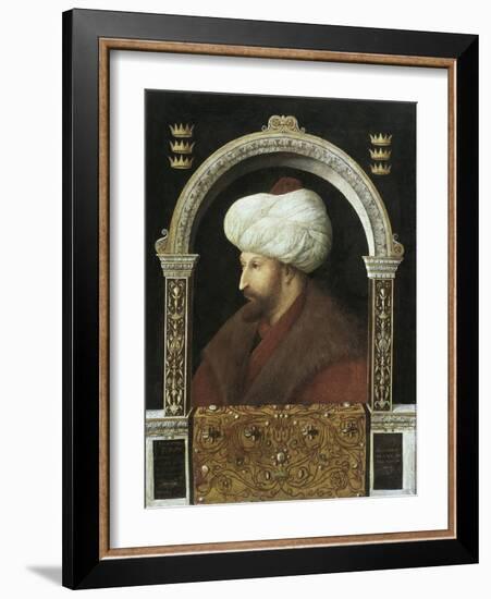 The Sultan Mehmet II-Gentile Bellini-Framed Art Print