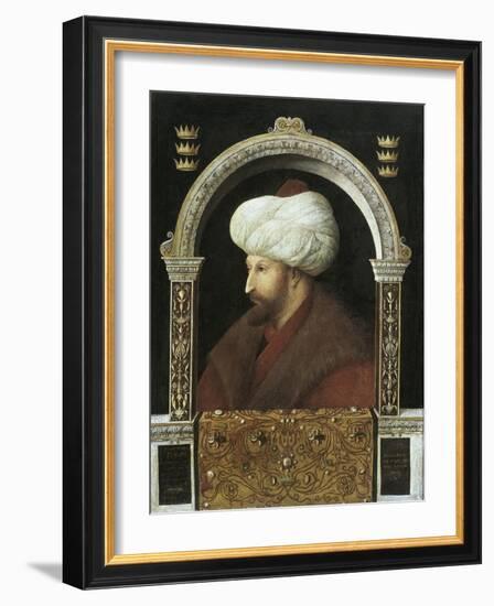 The Sultan Mehmet II-Gentile Bellini-Framed Art Print