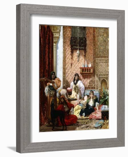 The Sultan's Favourites, 1875-Georges Clairin-Framed Giclee Print