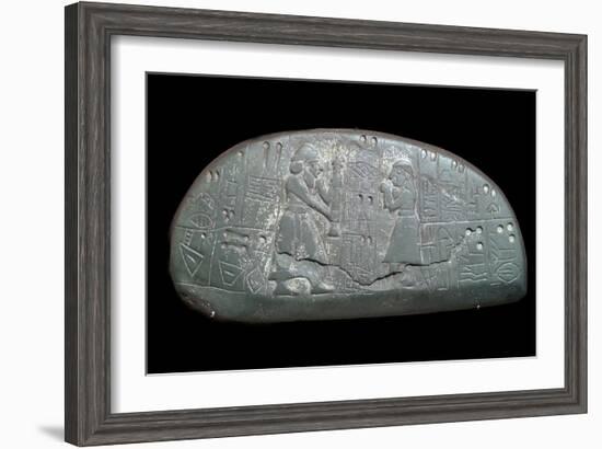 The Sumerian 'Blau Tablet', 30th century BC-Unknown-Framed Giclee Print