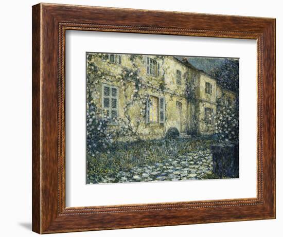 The Summer House; La Maison D'Ete-Henri Eugene Augustin Le Sidaner-Framed Giclee Print