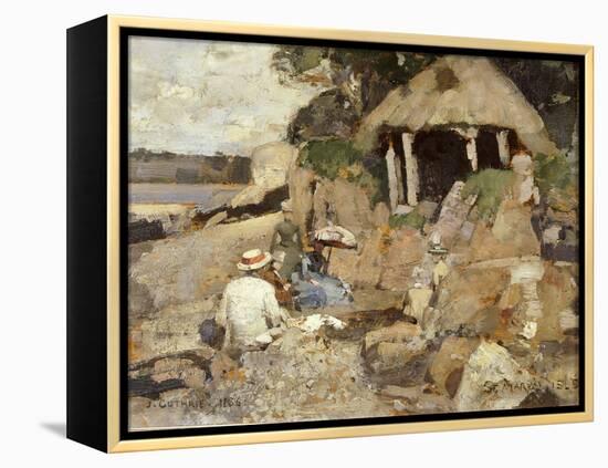 The Summer House, St. Mary's Isle, Kirkcudbright, 1886-Sir James Guthrie-Framed Premier Image Canvas