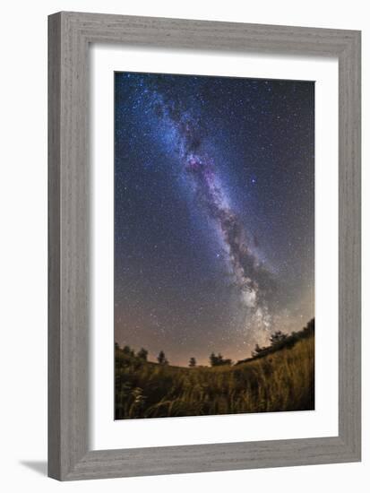 The Summer Milky Way on a Clear Moonless Evening in Alberta, Canada-null-Framed Photographic Print