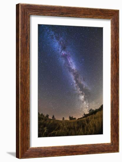 The Summer Milky Way on a Clear Moonless Evening in Alberta, Canada-null-Framed Photographic Print