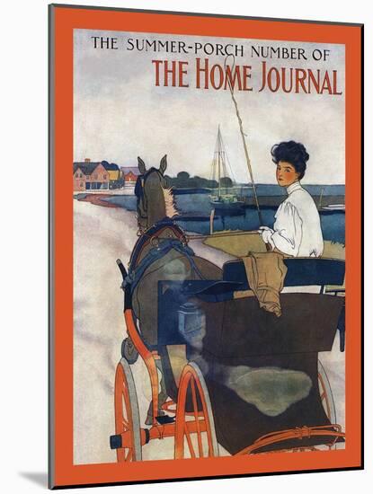 The Summer-Porch Number Of Sammy's Home Journal-Edward Penfield-Mounted Art Print