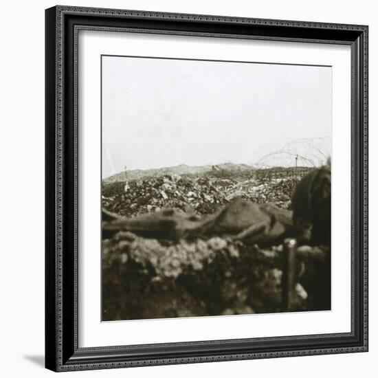 The summit, Les Éparges, northern France, c1914-c1918-Unknown-Framed Photographic Print