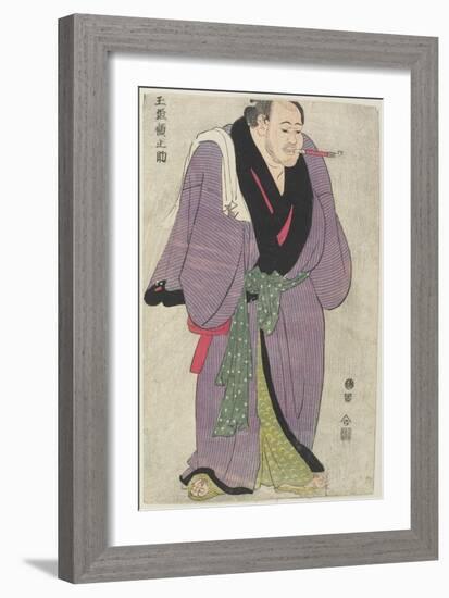 The Sumo Wrestler Tamagaki Gakunosuke-Katsukawa Shun'ei-Framed Giclee Print