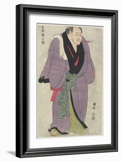 The Sumo Wrestler Tamagaki Gakunosuke-Katsukawa Shun'ei-Framed Giclee Print