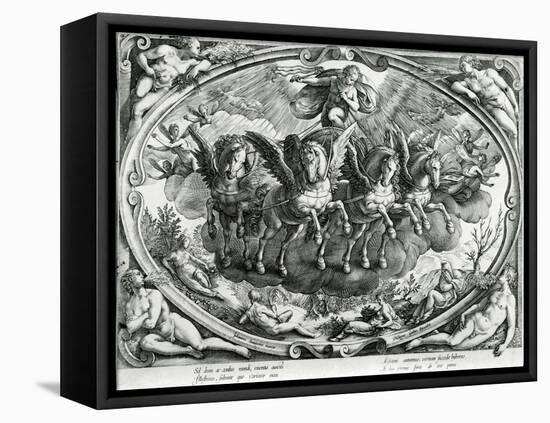 The Sun, 16th Century-Jan van der Straet-Framed Premier Image Canvas