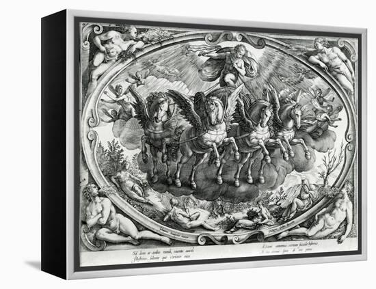 The Sun, 16th Century-Jan van der Straet-Framed Premier Image Canvas