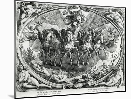 The Sun, 16th Century-Jan van der Straet-Mounted Giclee Print