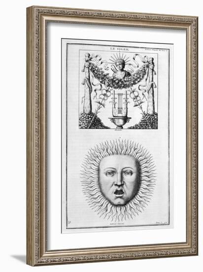 The Sun, 1757-null-Framed Giclee Print