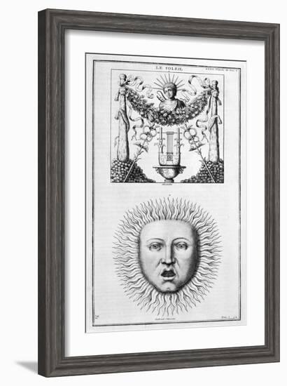 The Sun, 1757-null-Framed Giclee Print