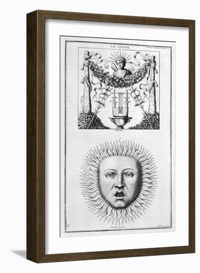 The Sun, 1757-null-Framed Giclee Print