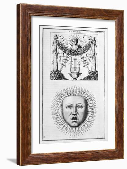 The Sun, 1757-null-Framed Giclee Print